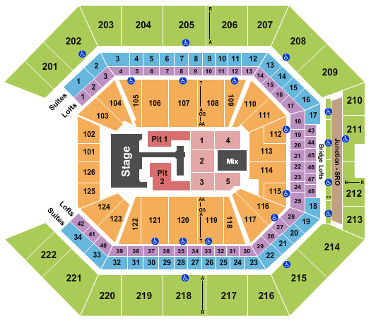 Golden 1 Center Teddy Swims Seating Chart